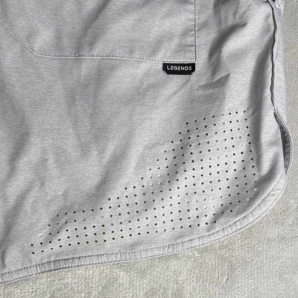 Legends Men's Gray Athletic Shorts - Picture 6 of 7